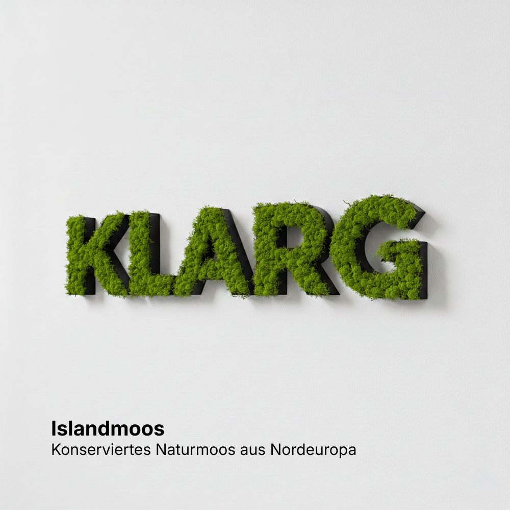 3D Moos Logo zum Kleben 2