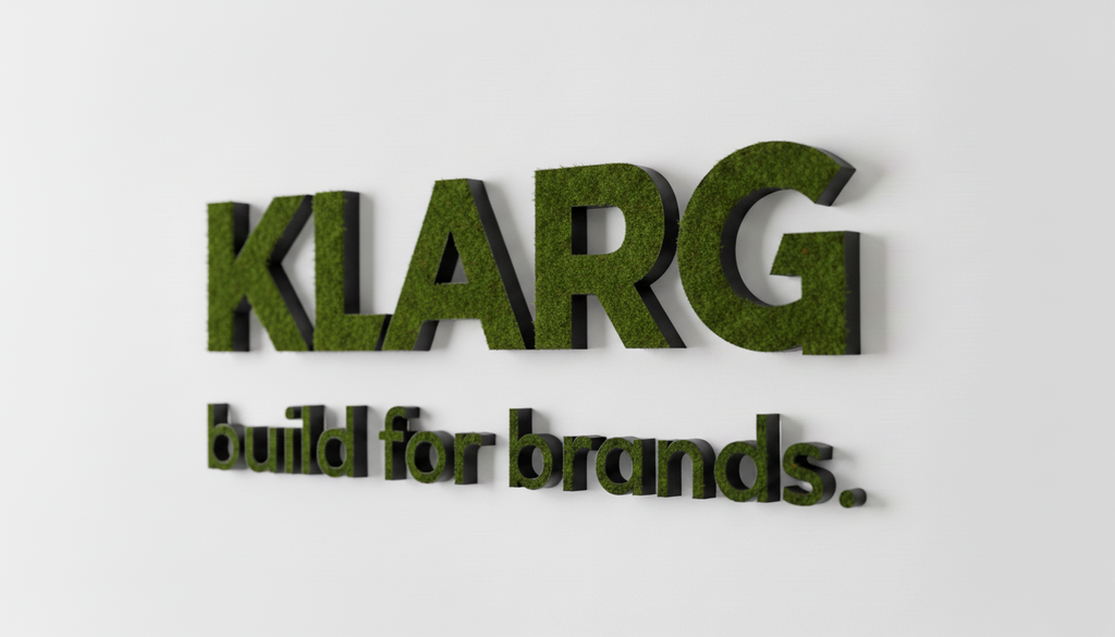 3D Moos Logo zum Kleben